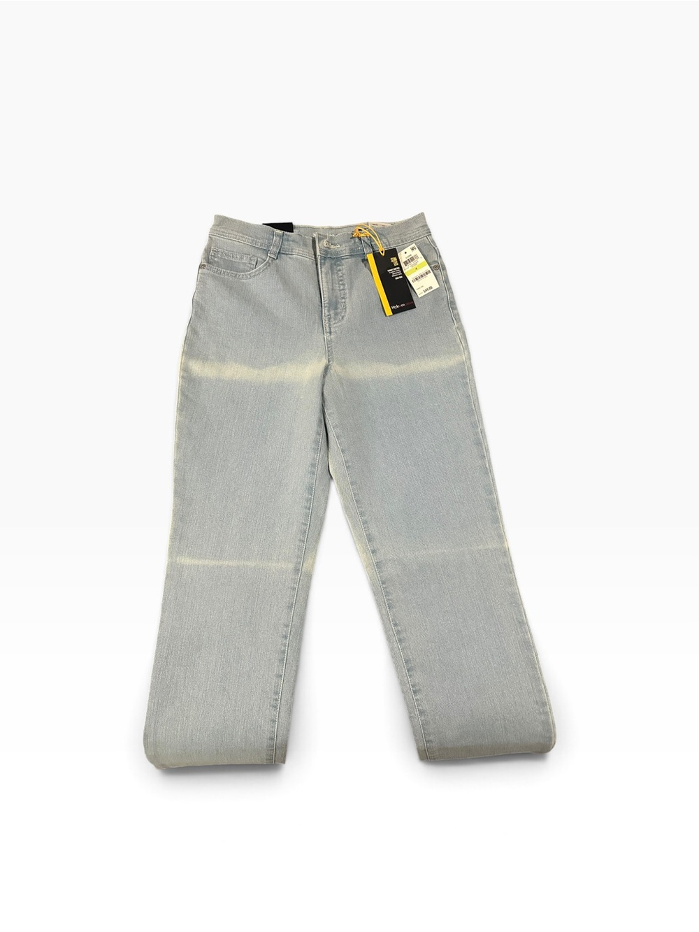 NWT Style & Co. High Rise Tummy Control Slim Leg Jeans Light Wash Size 4